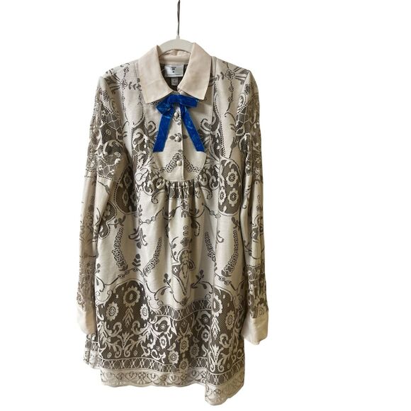 Anna Sui for Target ivory lace dress Small NWT - Picture 1 of 5